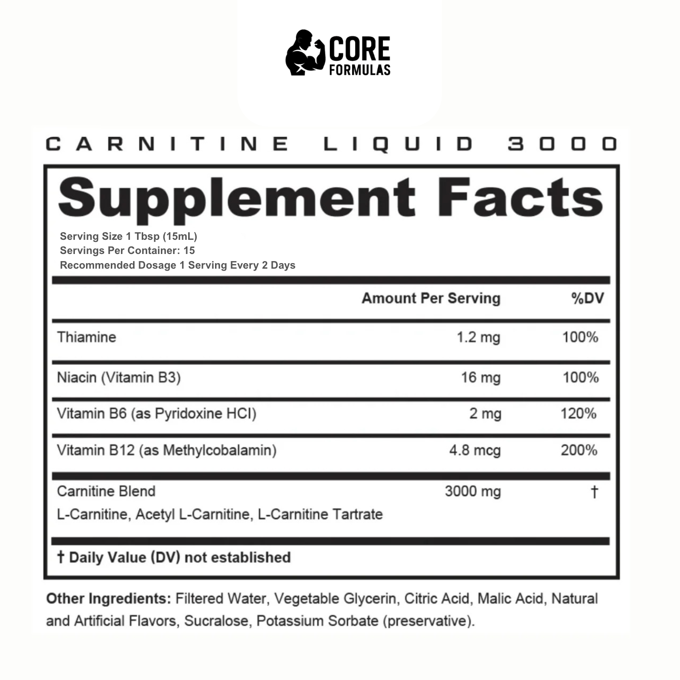 Liquid L-Carnitine 3000